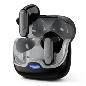 TECNONEXO 무선 블루투스 이어폰 커널형 블루투스 5.4 Hi-Fi 고음질 저지연, 블랙, LX-96