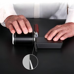 마술사 다용도 롤러 다이아몬드 칼갈이, 1개, 블랙