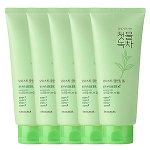 과일나라 첫물녹차 모이스트 클렌징 폼, 180g, 5개