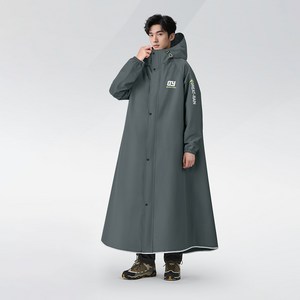 YANGTA 커플 패션 골프 레인코트 등산용 우비 남녀공용 비옷, 1개, 그린