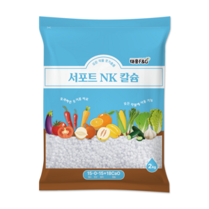 서포트 NK칼슘 2kg 웃거름 추비 고추 마늘 양파 유니 엔케이, 단품, 1세트