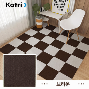 ZOZI 타일 카페트 재사용 미끄럼방지 퍼즐 매트 먼지없는 털러그 흡착식 애완 카펫 셀프 DIY 층간소음방지 러그