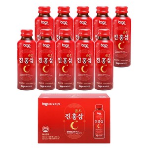 보고 진홍삼 골드 홍삼농축액 프리미엄 건강음료, 10개, 120ml