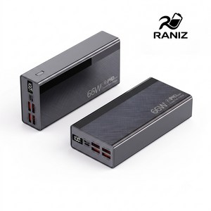Yunivo 50000mah 대용량 보조배터리 66W 고속충전 캠핑 보조배터리, 블랙, K60