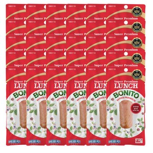 드림펫푸드 런치 보니또, 오리지널 참치맛, 20g, 30개