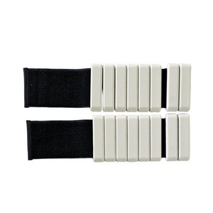 큐잉 중량밴드 손목 발목 아령 실리콘 모래주머니 2p세트, 1kg, 샌드베이지