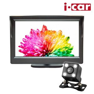 아이카 룸미러모니터 후방카메라 LED 풀세트, 4.3인치 거치형 후진자동반응풀세트 LED