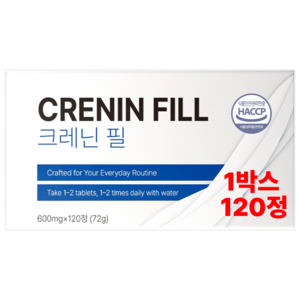 남성활력정품 크레닌필 노 Crenin fill, 1개, 120정