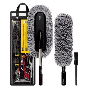 뷰카 모터스 더스트 제로 극세사 먼지털이개 3종 세트, 1세트