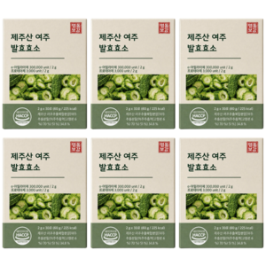 국산 여주발효효소 제주산 여주와 효소 식약청인증 여주 발효효소 분말, 6개, 60g