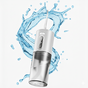 구강세정기 워터픽 물치실 구강 세척기 무선 구강워셔, 화이트, 1개, .