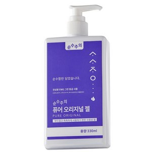 순수주의 퓨어 오리지널 수용성 마사지 젤, 1개, 330ml