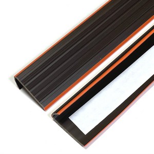 3M 테이프 부착형 PVC 논슬립 미끄럼방지 계단 출입구 현관용 실내용 장판 마감재, 다크브라운T, 1개