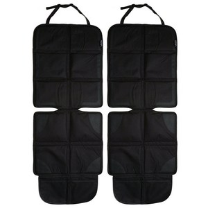 켈리앤스테판 K108 ISOFIX 논슬립 카시트 보호매트, 블랙, 2개