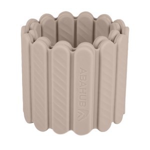 ABAHUB 실리콘 모래주머니 중량밴드 손목 발목 겸용 미끄럼방지, 베이지색, 1kg