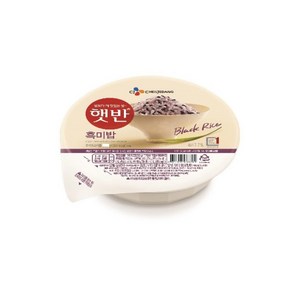 햇반 흑미밥, 130g, 18개