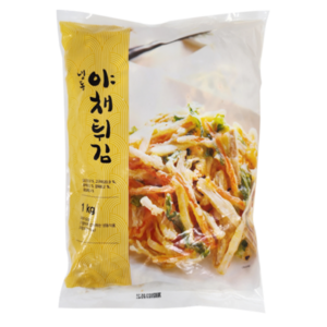 대하식품 야채튀김, 1kg, 6개