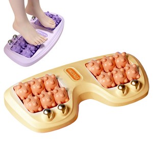 깔끔더하기 발바닥 지압기 롤러 마사지, 오렌지, 1개