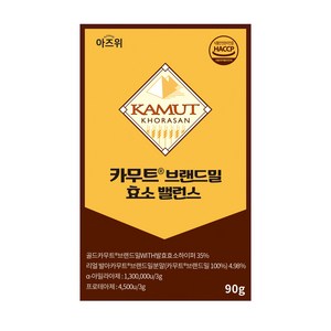카무트 효소 식약청 HACCP 인증 캐나다 정품 30포, 1개, 90g