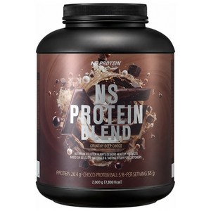블랙홀 NS 프로틴 블렌드 WPI 함유 딥초코 2kg 복합단백질 헬스보충제, 1개 골드박스 특가