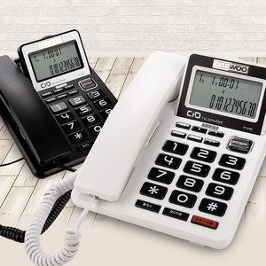 대우 코러스 이어셋 겸용 발신자번호표시 유선 전화기, DT-3360(화이트)
