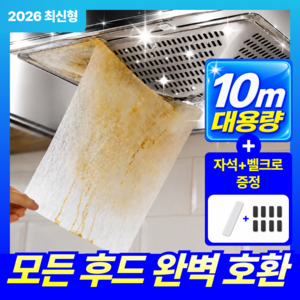 더루마 기름쏙 대용량 잘라쓰는 환풍기 주방후드필터 기름제거, 1세트