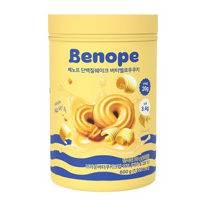 베노프 단백질쉐이크 버터멜로우쿠키 1통, 1개, 600g