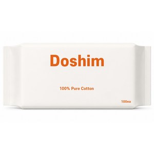 도심 어린이 저자극인증 순면 일회용 페이스타올, 1개, 100매