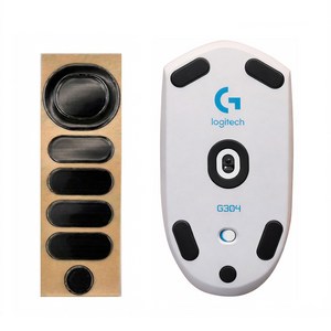 로지텍 G304 G305 피트 호환용 블랙 마우스피트 마우스패드 마우스패치, 로지텍 G304/G305