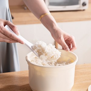 저당 밥솥 전자레인지 전용 공기밥솥 찜통 찜통 밥솥 가열 전용 용기 찜통 용품, 1개, 라지 화이트