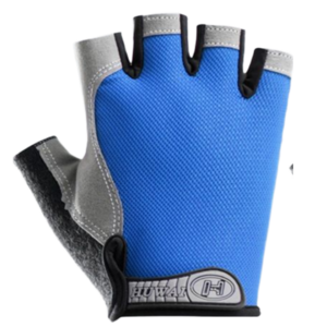 화니행복마트 자전거 반장갑 논슬립 통풍 장갑 라이딩, 블루, 1개