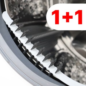 크레누아 틈새 세탁기 청소솔, 2개, 화이트