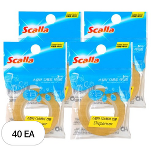 스칼라 골드테이프 12mm x 30m 리필 G1230R, 40개