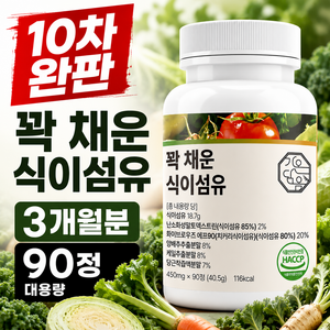3개월분 꽉 채운 식이섬유 정, 1개, 90정