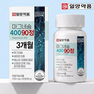 일양약품 마그네슘 400 영양제, 1개, 90정