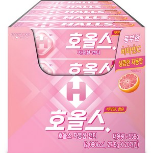 호올스 스틱 자몽 캔디, 27.9g, 20개