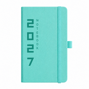 DOA LIFE 2027년 미니 날짜형 주간 업무용 다이어리 플래너 10x17.5cm 노트 일기장 수첩, 1개, 민트