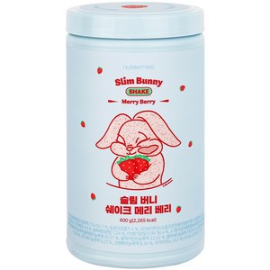 [쯔양 PICK!] 뉴베러 슬림 베어 단백질 쉐이크 대용량 메리베리맛, 600g, 1개