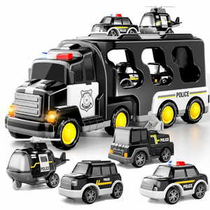 릴라코 경찰차 장난감 미니자동차 5종세트, 1개