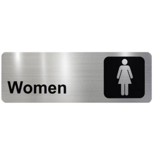 케이엠 알루미늄 UV코팅 남녀공용 화장실 표지판, ﻿Women, 1개