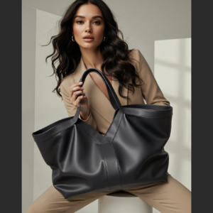 Y백 명품 스타일 가방 여성 천연소가죽 토트백 쇼퍼백 직장인 보부상가방 소가죽 와이드백 빅숄더백 파우치포함