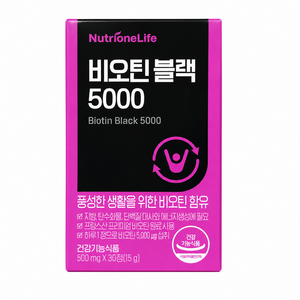 뉴트리원 비오틴 블랙 5000, 30정, 1개