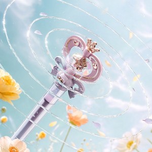 토이즈데이 360도 회전 분사 워터워즈 공주 요술봉 분수 물총 왕관 대형 주사기식 물놀이 워터건, 1개, 선택없이