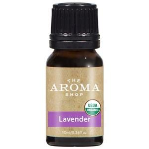 더아로마샵 USDA 유기농 에센셜오일 디퓨저 아로마테라피 숙면 힐링, 1개, 10ml, 라벤더 유기농 에센셜오일