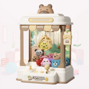 테크만만 미니 인형뽑기기계 가정용 캔디머신, 1개