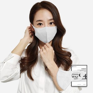 시노텍스 앱솔루트MB 귀편한 보건용 마스크 대형 KF94, 1개입, 50개, 화이트