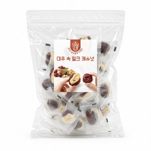 [주5일] 프리미엄 영양간식 달콤한 대추속 밀크캐슈넛 왕대추, 400g, 1개