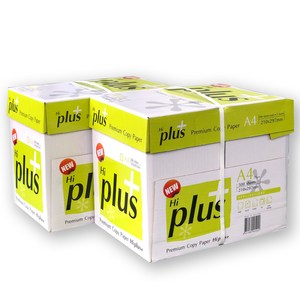 더블에이 하이플러스 A4용지 75g 2500매 2박스(5000매) 복사용지, A4, 5000매