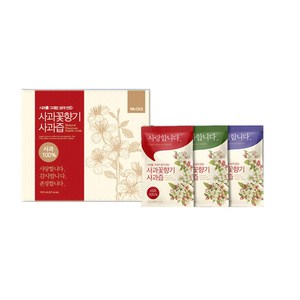사과꽃향기 사과즙, 100ml, 30개