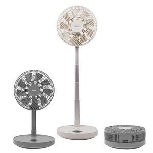 26년형 한경희 무선 12인치 접이식 완전분리 세척 폴딩팬 초슬림 선풍기 HC-120F, 차콜